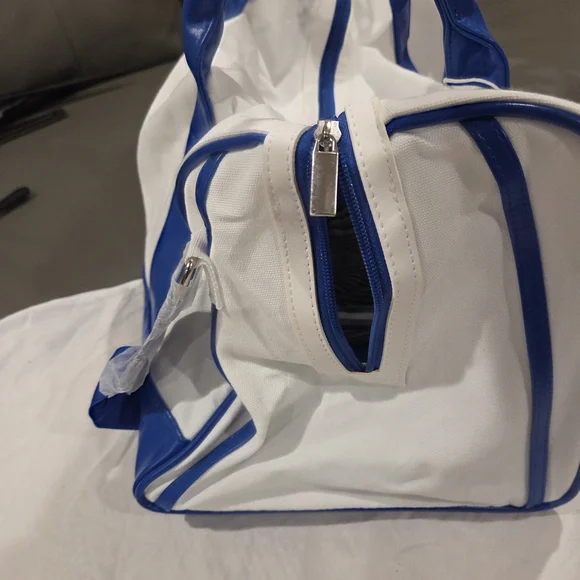 Dolce & Gabbana White and Blue Travel Duffle Bag - Picture 8 of 8
